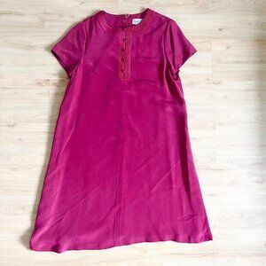 Papell Too Womens Size 10 100% Silk Maxi Dress